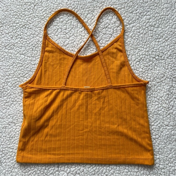 Ardene Yellow Cross Back Top - Picture 2 of 5
